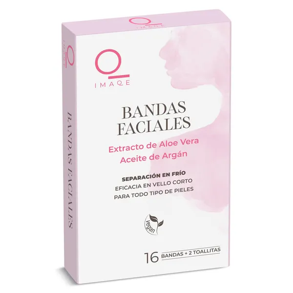 Banda depilatoria facial aloe vera Imaqe de Dia caja 16 unidades
