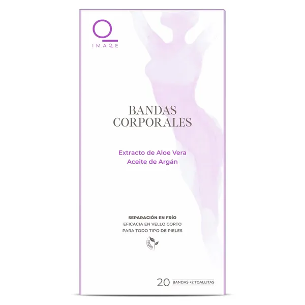 Bandas de cera depilatoria corporal aloe vera Imaqe de Dia caja 20 unidades 2