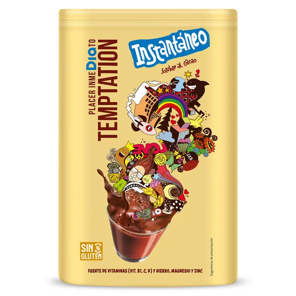 Cacao soluble instantáneo Dia Temptation 800 g 2