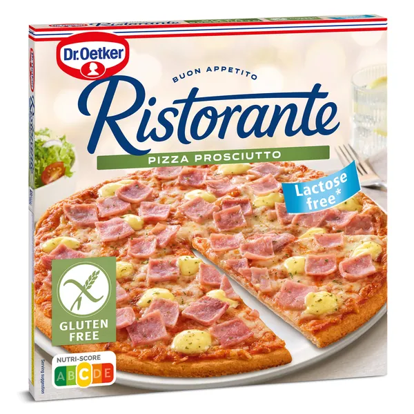 Pizza prosciutto sin gluten Dr. Oetker Ristorante 345 g