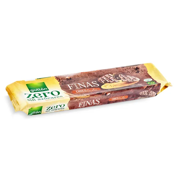 Galletas finas cubiertas de chocolate con leche sin azúcares Gullón 150 g 3