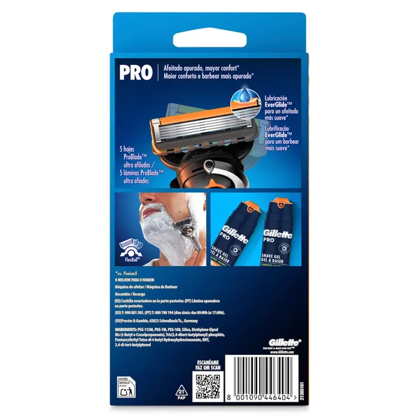 Maquinilla de afeitar Gillette Proglide Fusion blister 1 unidad 2