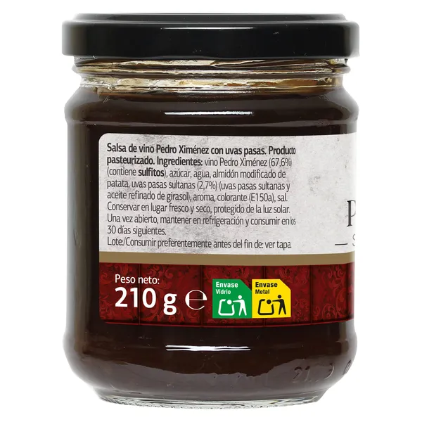 Salsa de pedro ximénez Dia Salseo 210 g 3