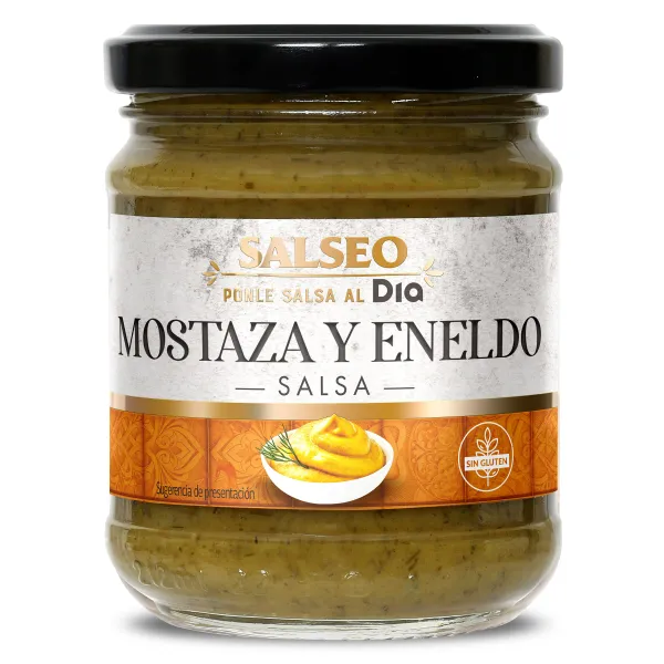 Salsa de mostaza y eneldo Dia Salseo 210 g 2
