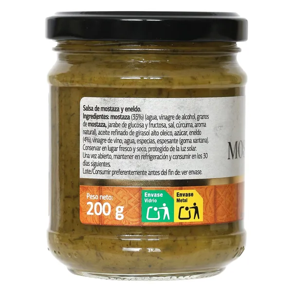 Salsa de mostaza y eneldo Dia Salseo 210 g 3