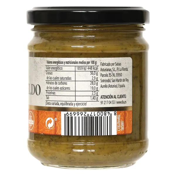Salsa de mostaza y eneldo Dia Salseo 210 g 4