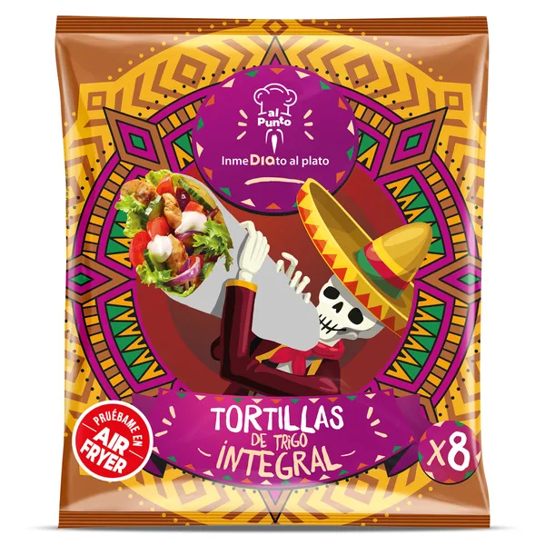 Tortillas de trigo integral Al Punto Dia 320 g