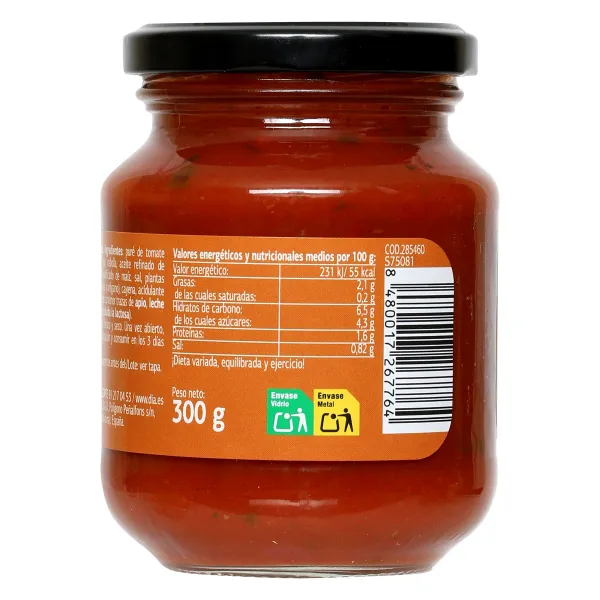 Salsa arrabbiata Dia Salseo 300 g 4