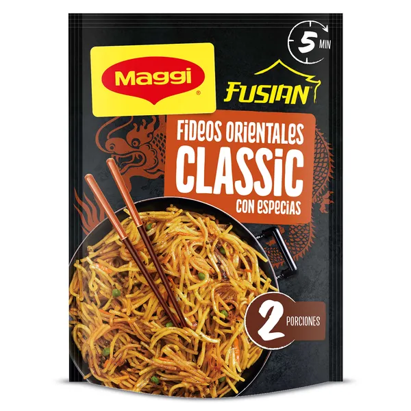 Fideos orientales classic magic asia Maggi sobre 121 g