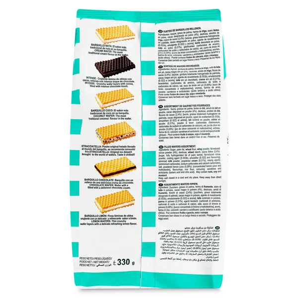 Barquillos wafer mix Florbu bolsa 330 g 3