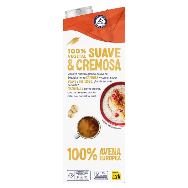 Bebida de avena sin azúcar Alpro 1 L 4