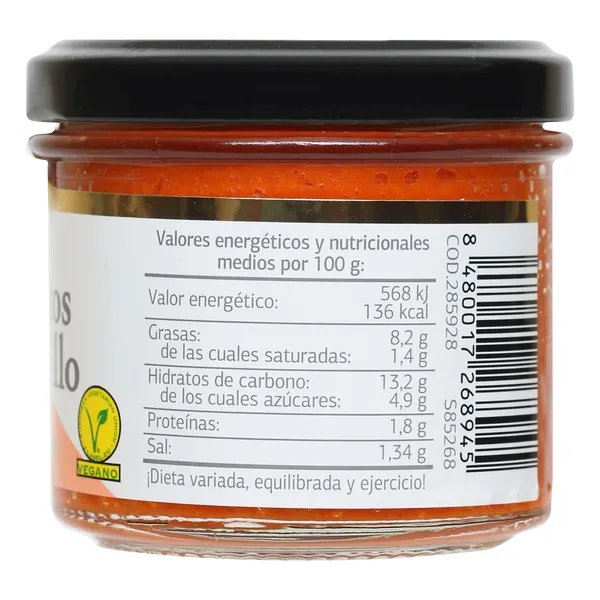 Crema de pimientos del piquillo Nuestra Alacena de Dia frasco 110 g 3