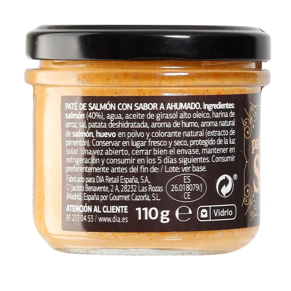 Paté de salmón Dia Nuestra Alacena 110 g 3