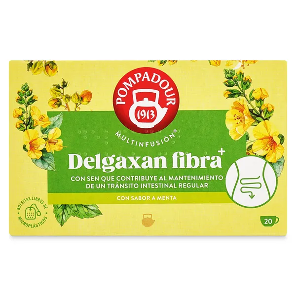 Infusión delgaxan fibra Pompadour 20 unidades 2