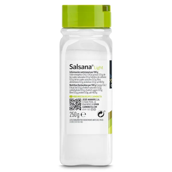 Sal sana 50% menos de sodio Carmencita frasco 250 g 2