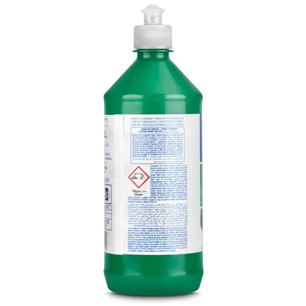 Lavavajillas mano concentrado Alin botella 750 ml 2