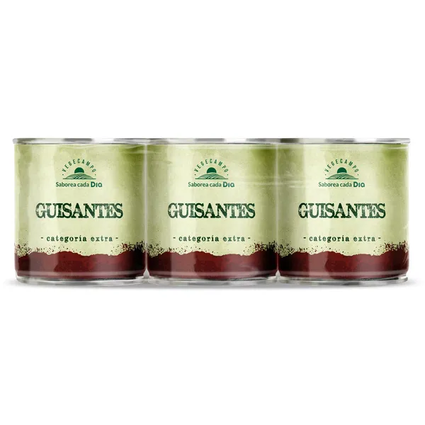 Guisantes medianos Dia Vegecampo 3 x 130 g 2