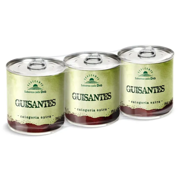Guisantes medianos Dia Vegecampo 3 x 130 g 3