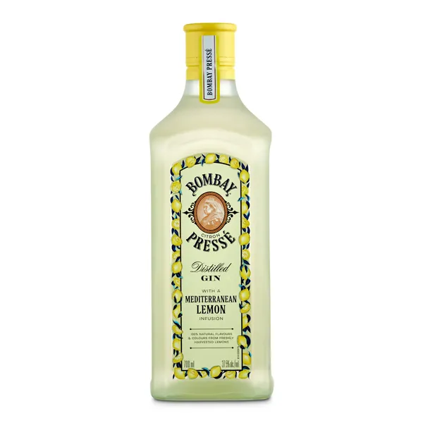 Ginebra con sabor a limón mediterráneo Bombay botella 70 cl 2