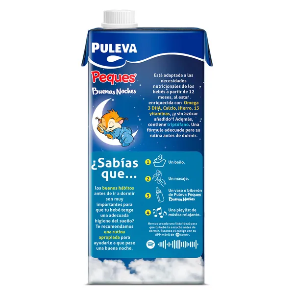 Preparado lácteo Buenas Noches +12 meses Peques Puleva 1 L 6