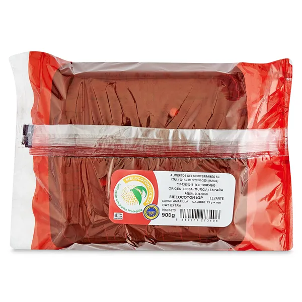 Melocotón amarillo I.G.P. Cieza bandeja 900 g 5