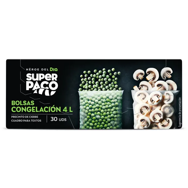 Bolsas de congelación 4 litros Dia Super Paco 30 unidades 2