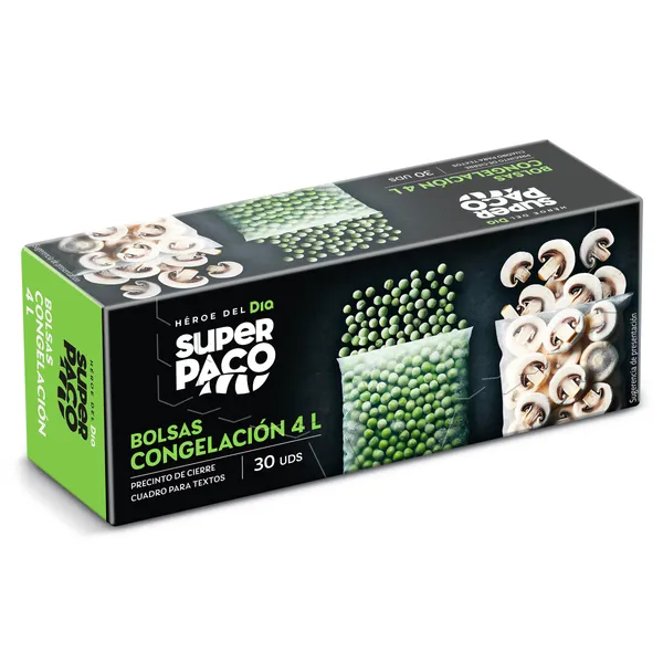 Bolsas de congelación 4 litros Dia Super Paco 30 unidades 3