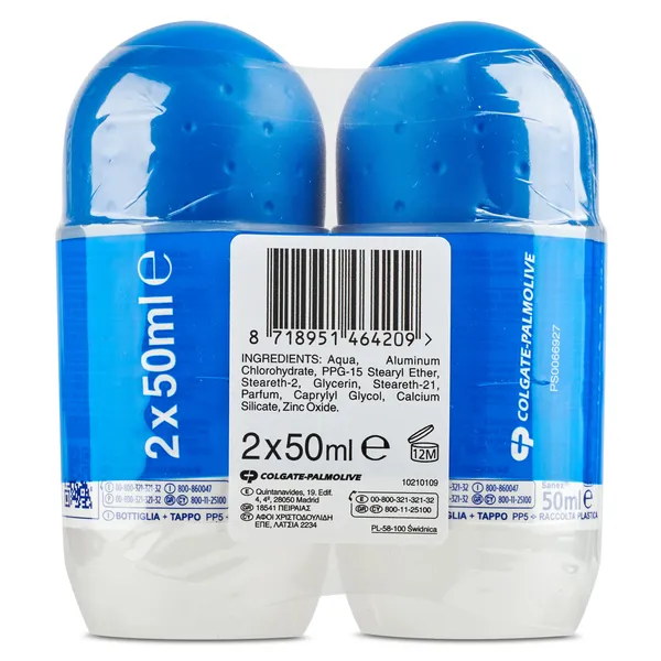 Desodorante roll-on dermo extra control 48h duplo Sanex bote 100 ml 2