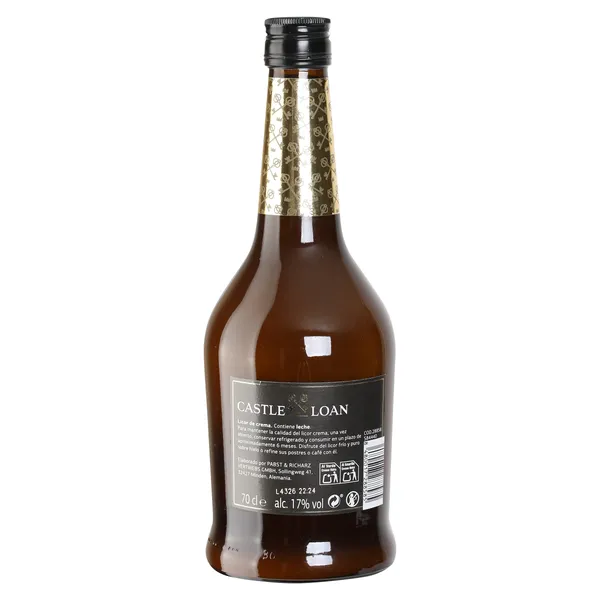 Licor de crema whisky Castle loan botella 70 cl 2