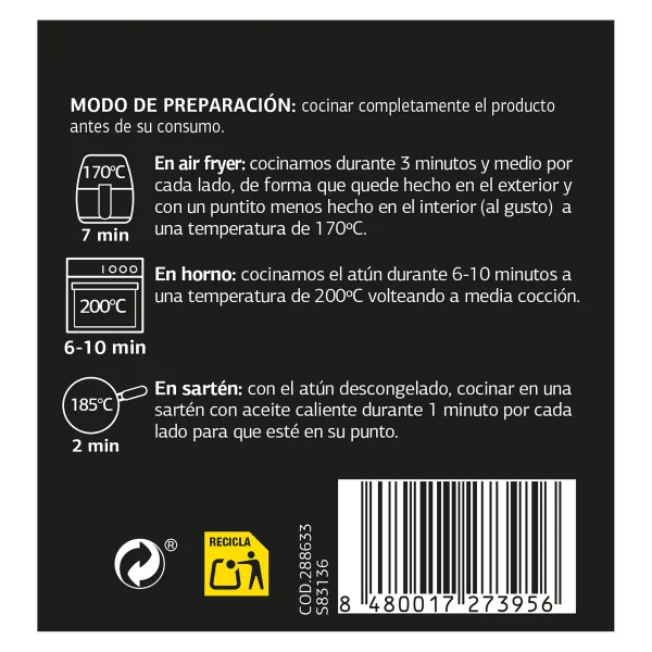 Solomillo de atún MSC Dia Mari Marinera 250 g 5