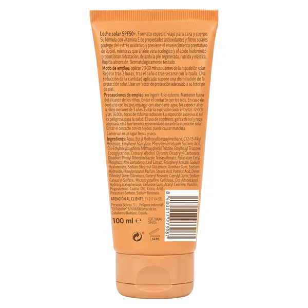 Crema solar SPF 50+ formato viaje Dia Imaqe 100 ml 2