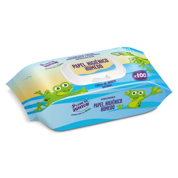 Papel higiénico húmedo Dia Planeta Junior 100 unidades 3