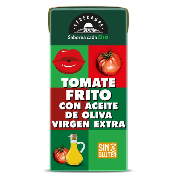 Tomate frito con aceite de oliva Dia Vegecampo 390 g 2