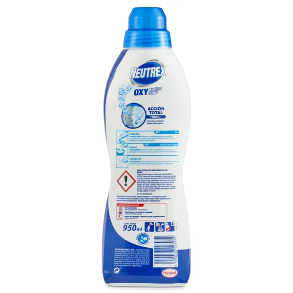 Quitamanchas oxy blanco puro Neutrex 950 ml 4