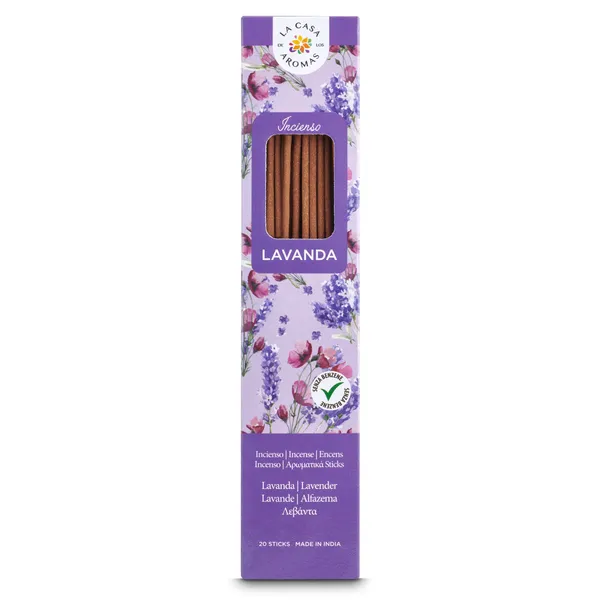 Incienso de lavanda La casa de los aromas caja 20 unidades 2