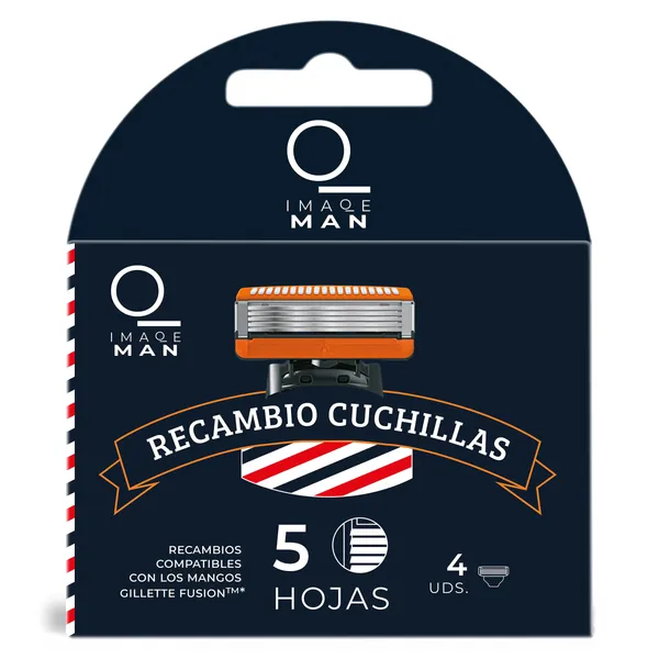 Recambios maquinilla de afeitar 5 hojas Imaqe de Dia blister 4 unidades 3