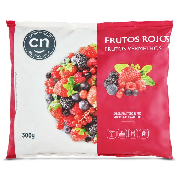 Frutos rojos Congelados de Navarra bolsa 300 g
