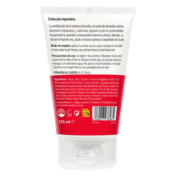 Crema reparadora para pies con urea Imaqe de Dia tubo 125 ml 2