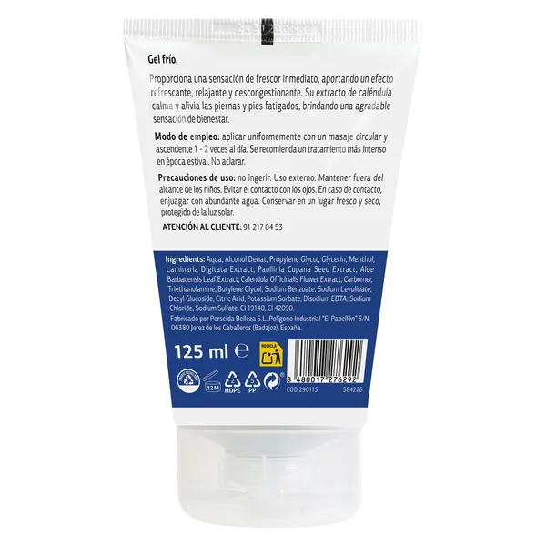 Gel frío calmante para pies y piernas Dia Imaqe tubo 125 ml 2
