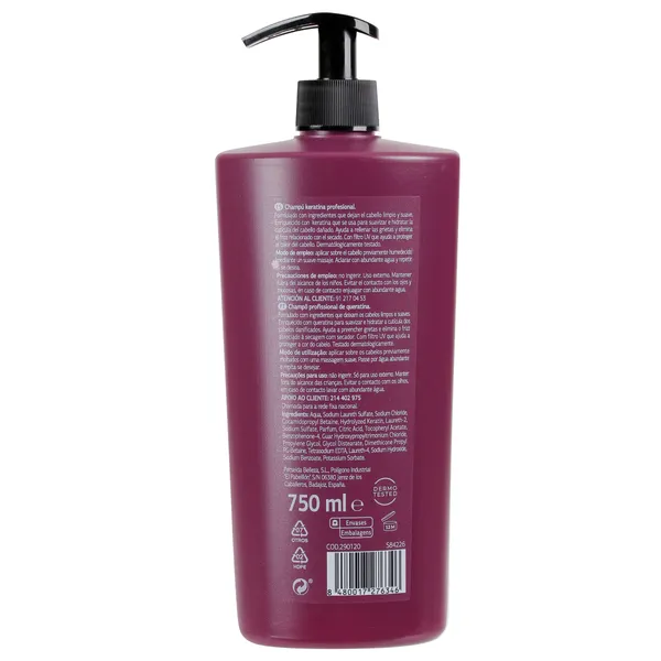 Champú pelo teñido keratina profesional Imaqe de Dia botella 750 ml 2