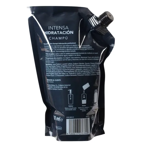 Recambio champú hidratante intenso profesional Dia Imaqe 750 ml 3