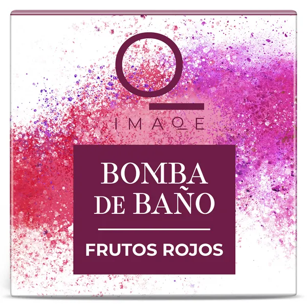 Bomba de baño nutritiva frutos rojos Dia Imaqe caja 100 g 2