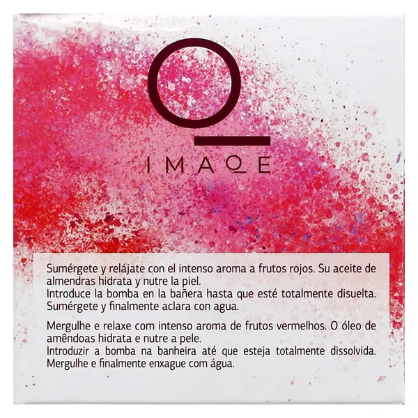 Bomba de baño nutritiva frutos rojos Dia Imaqe caja 100 g 4