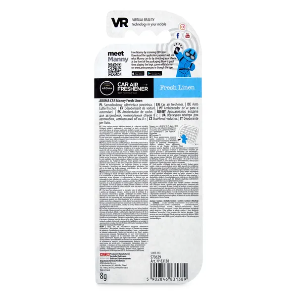 Ambientador para coche Aroma blister 1 unidad 2