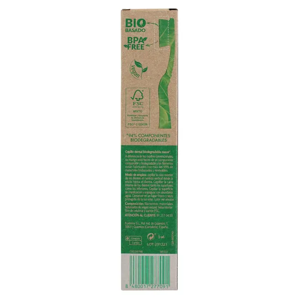 Cepillo de dientes biodegradable Imaqe de Dia blister 1 unidad 2