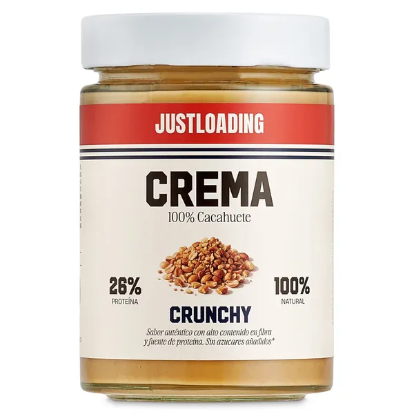 Crema de cacahuete Just loading 475 g 2