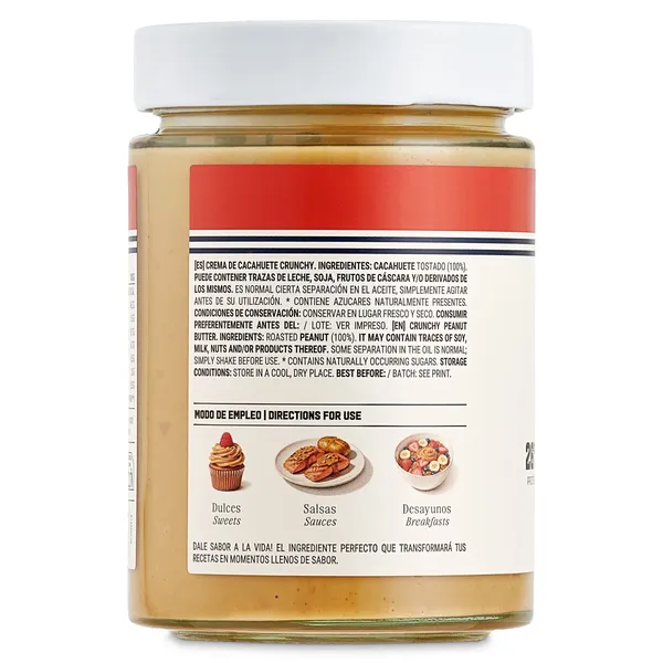 Crema de cacahuete Just loading 475 g 4