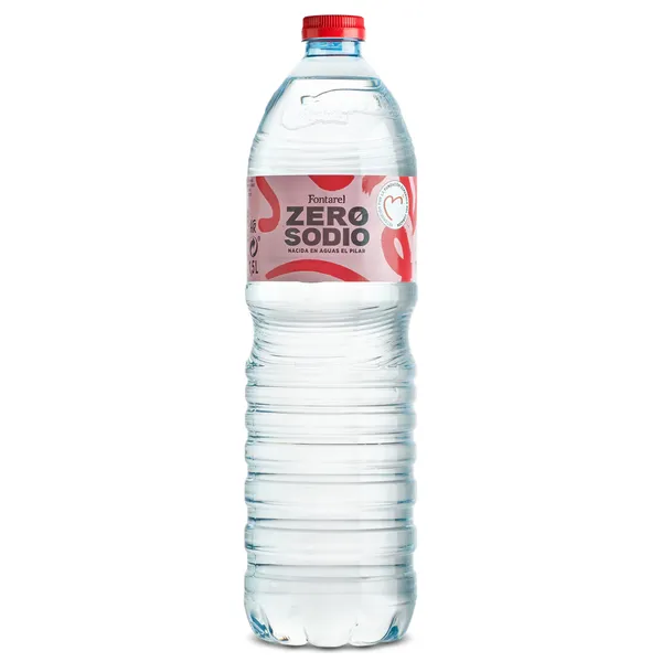 Agua mineral zero sodio Fontarel botella 1.5 l