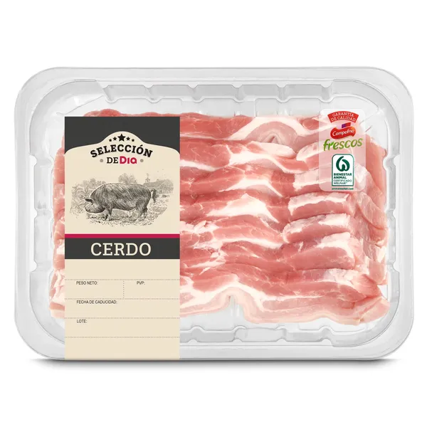 Panceta de cerdo Selección de Dia 600 g aprox. 2