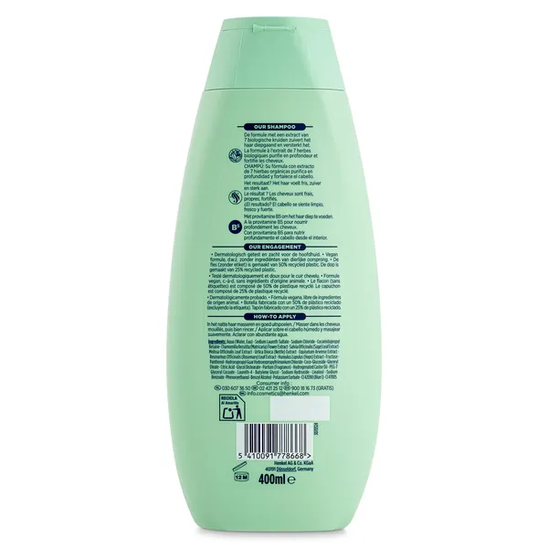 Champú 7 hierbas Schwarzkopf 400 ml 3